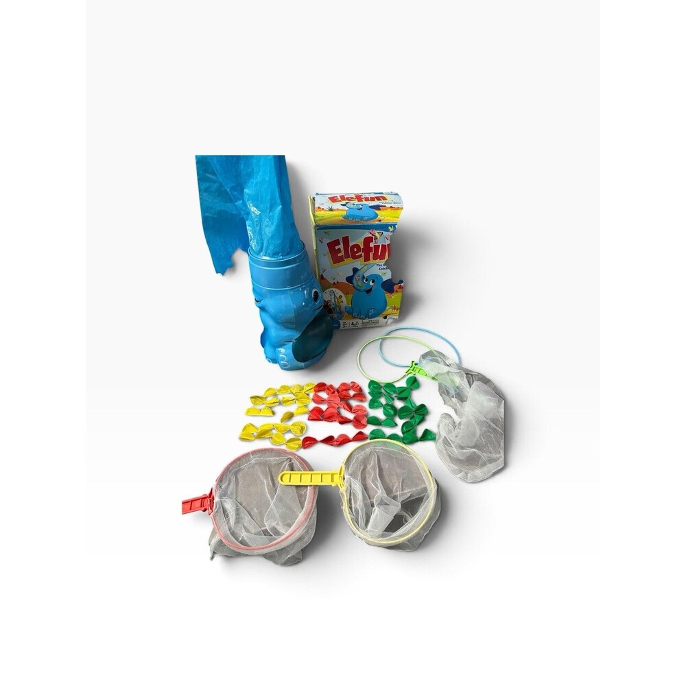 Hasbro ELEFUN The Butterfly Catchin' Elephant Game 2008 WORKS